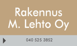 Rakennus M. Lehto Oy logo